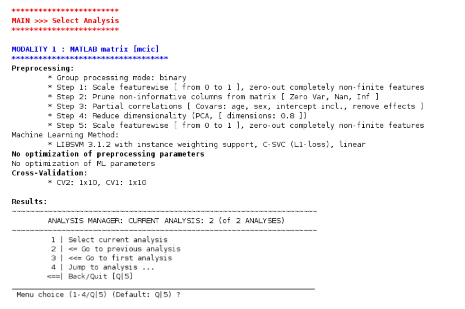 neurominer, initialize select anal